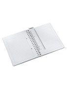 Leitz Spirálfüzet Leitz A/5 Wow vonalas rózsaszín