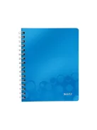 Leitz Spirálfüzet Leitz A/5 Wow vonalas kék