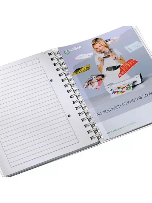 Leitz Spirálfüzet Leitz A/5 Wow vonalas kék