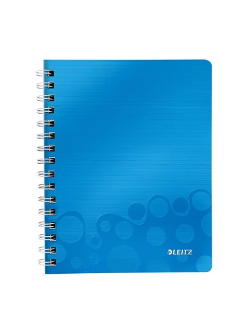 Leitz Spirálfüzet Leitz A/5 Wow kockás kék