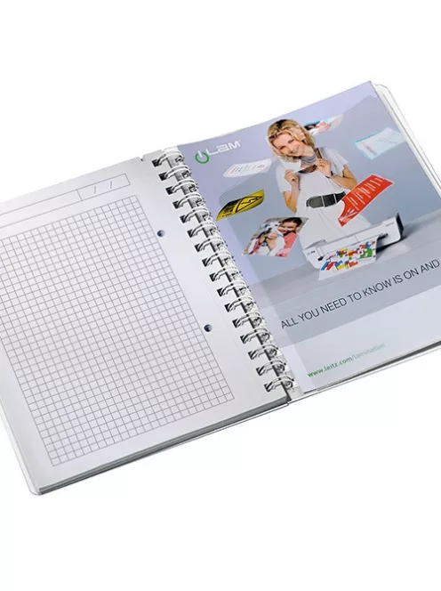 Leitz Spirálfüzet Leitz A/5 Wow kockás kék
