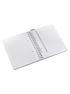 Leitz Spirálfüzet Leitz A/5 Wow kockás kék