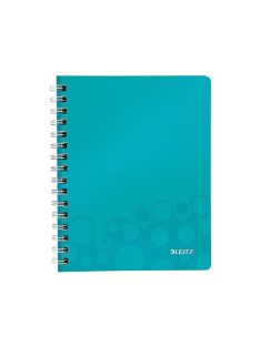 Leitz Spirálfüzet Leitz A/5 Wow kockás jégkék
