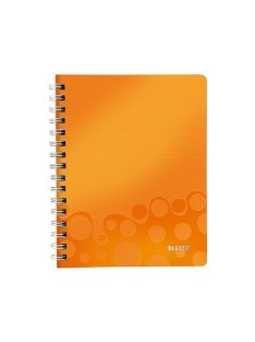 Leitz Spirálfüzet Leitz A/5 Wow kockás narancs