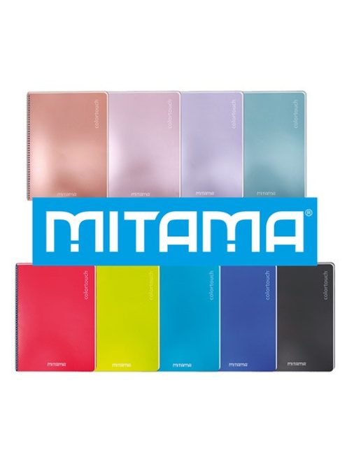 Mitama Spirálfüzet Mitama Maxi A/4 60 lapos vonalas vegyes metál színű