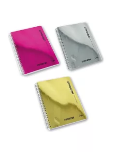   Mitama Jegyzetfüzet spirálos Mitama, 18,5x24cm, 90 lapos, 80gr., 5mm négyzethálós, SPECIAL GLAMOUR