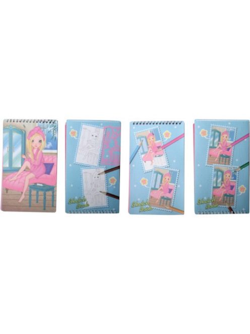 Centrum Vázlatfüzet Centrum spirálos, 14x24 cm, matricás