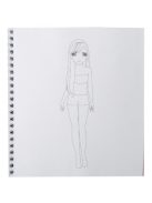 Centrum Vázlatfüzet Centrum spirálos, 20x22 cm, matricás