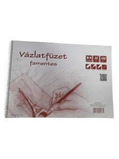   PD School Vázlatfüzet spirálos B/4 32 lapos famentes fekvő