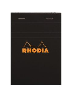   Rhodia Jegyzettömb Clairefontaine Rhodia Black A/4 80 lapos kockás