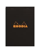 Rhodia Jegyzettömb Clairefontaine Rhodia Black A/5 80 lapos kockás