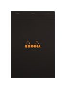 Rhodia Jegyzettömb Clairefontaine Rhodia Black A/6 80 lapos kockás