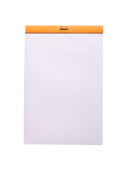 Rhodia Jegyzettömb Clairefontaine Rhodia Orange A/4+ 80 lapos vonalas