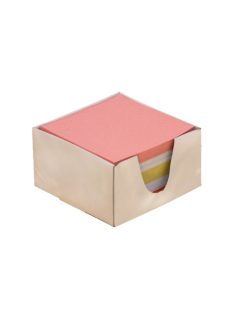 Noname Kockatömb 9x9x4,5 lap dobozos színes