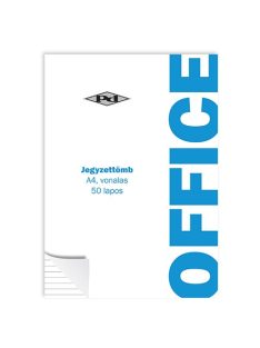 PD Office Jegyzettömb pd ragasztott A/4-50 lapos vonalas