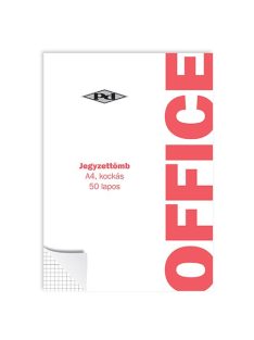 PD Office Jegyzettömb pd ragasztott A/4-50 lapos kockás