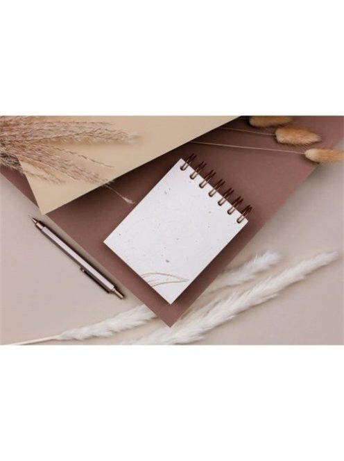 Clairefontaine Jegyzettömb spirálos Clairefontaine Tulip paper 9x11 cm 160 lapos sima