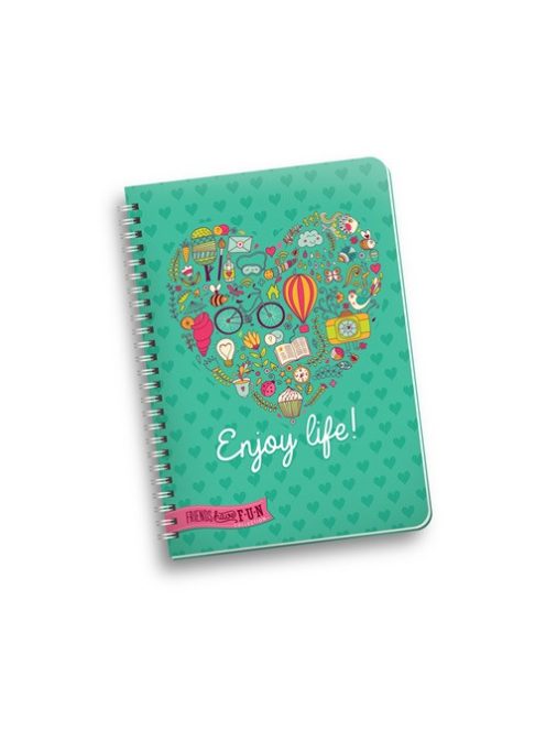 Forever Young Spirál notesz Forever Young A/6 sima