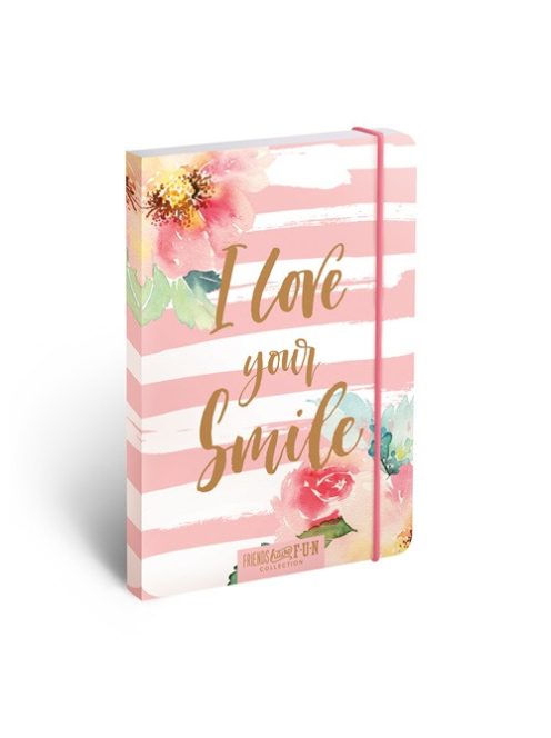 Friends Have Fun Jegyzettömb Friends Have Fun Quote A/6 minibook gumis