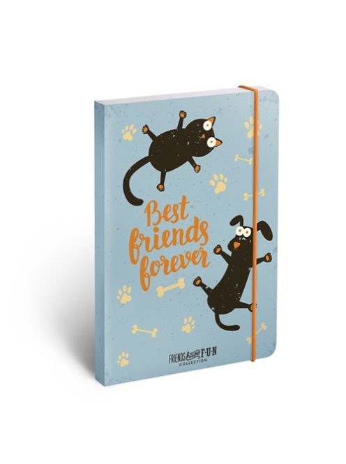 Friends Have Fun Jegyzettömb Friends Have Fun Quote A/6 minibook gumis
