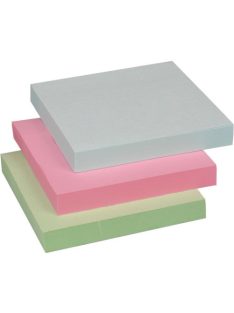   Centrum Öntapadós jegyzettömb Centrum Stick Notes 76x76 mm, 100 lapos, 3 féle pasztel szín