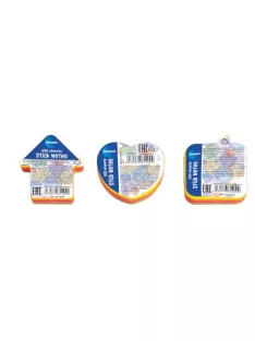   Centrum Öntapadós jegyzettömb Centrum Stick Notes 50x45 mm, 100 lapos, 5 féle neon szín, különböző formák