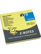 Info Notes Öntapadós jegyzettömb Info Notes 75x75 mm 80 lapos Z tömb élénk sárga