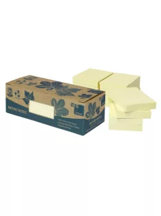   Info Notes Öntapadós jegyzettömb Info Notes 50x40 mm 12x100 lapos sárga környezetbarát