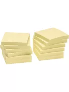 Info Notes Öntapadós jegyzettömb Info Notes 50x40 mm 12x100 lapos sárga környezetbarát