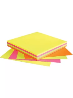   Info Notes Öntapadós jegyzettömb Info Notes 75x75 mm 100 lapos élénk vegyes színek