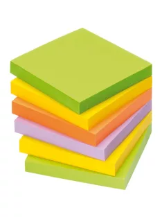   Info Notes Öntapadós jegyzettömb Info Notes 75x75 mm 100 lapos Spring élénk színek vegyes
