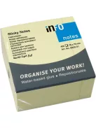 Info Notes Öntapadós jegyzettömb Info Notes 75x75 mm 400 lapos sárga