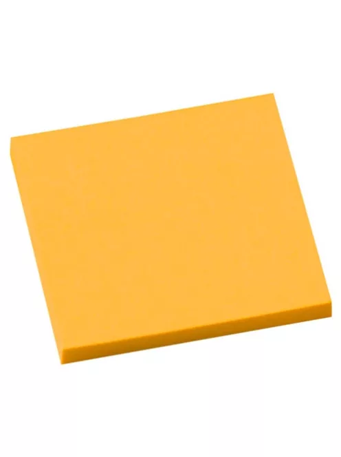 Info Notes Öntapadós jegyzettömb Info Notes 75x75 mm 80 lapos élénk narancssárga