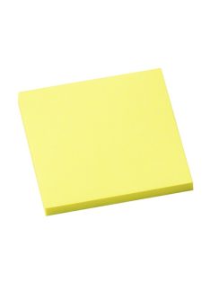   Info Notes Öntapadós jegyzettömb Info Notes 75x75 mm 80 lapos élénk sárga