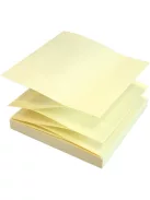 Info Notes Öntapadós jegyzettömb Info Notes 75x75 mm Z tömb 100 lapos sárga