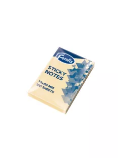 Forofis Öntapadós jegyzettömb Forofis 50x76 mm 100 lapos