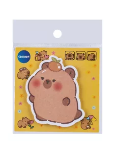   Centrum Öntapadós jegyzettömb CAPYBARA 80x80 mm 30 lapos vegyes