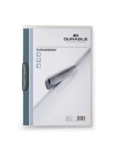Durable Clip-mappa Durable Duraswing A/4 30 lapig szürke
