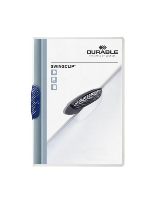 Durable Clip-mappa Durable Swingclip A/4 30 lapig sötétkék