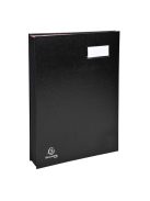 Exacompta Aláírókönyv Exacompta 240x320 mm 18 részes fekete