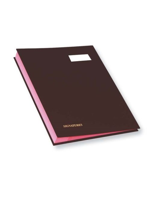 Exacompta Aláírókönyv Exacompta 240x320 mm 18 részes fekete