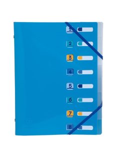   Exacompta Előrendező Exacompta Bee Blue A/4 8 részes gumis vegyes minták