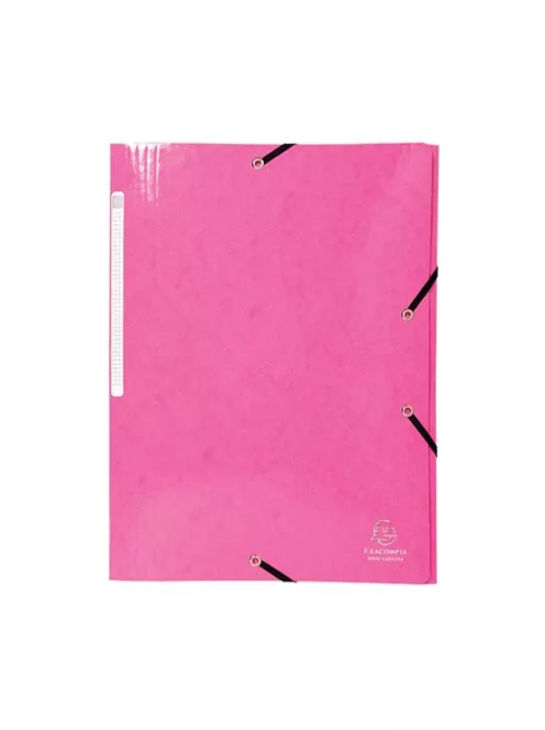 Exacompta Gumis mappa karton Exacompta Iderama A/4 rózsaszín