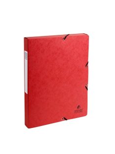   Exacompta Füzetbox karton Exacompta A/4 25 mm gerinccel prespán piros