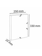 Exacompta Füzetbox karton Exacompta Autentik A/4 25 mm gerinccel vegyes színek