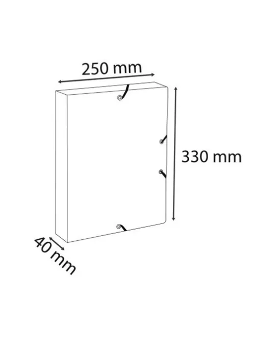 Exacompta Füzetbox karton Exacompta Autentik A/4 40 mm gerinccel vegyes színek