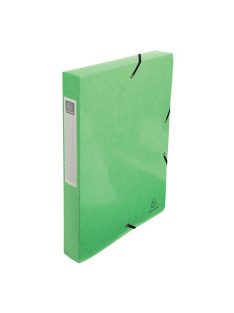   Exacompta Füzetbox karton Exacompta Iderama A/4 40 mm gerinccel gumis ánizszöld