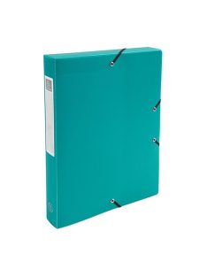   Exacompta Füzetbox PP Exacompta Exabox-Opaque A/4 40 mm gerinccel gumis zöld