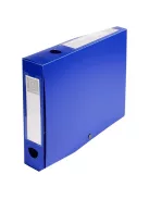 Exacompta Füzetbox PP Exacompta Opaque A/4 60 mm gerinccel patentos kék