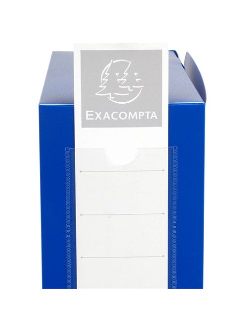 Exacompta Füzetbox PP Exacompta Opaque A/4 100 mm gerinccel patentos kék